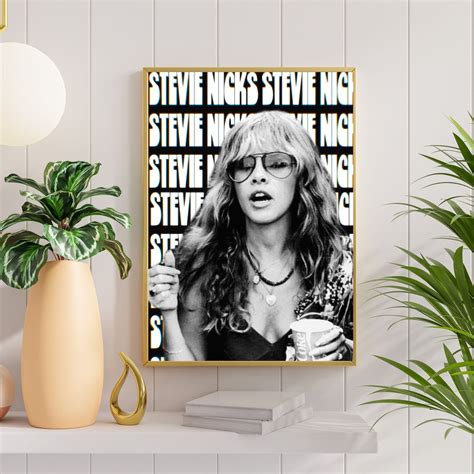 Stevie Nicks Poster Fleetwood Mac Poster Print 60s And 70s Poster