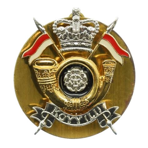 Kings Own Yorkshire Yeomanry Light Infantry Koyyli Cap Badge