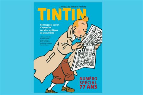 Le Mythique Journal Tintin De Retour Pour Un Num Ro Sp Cial