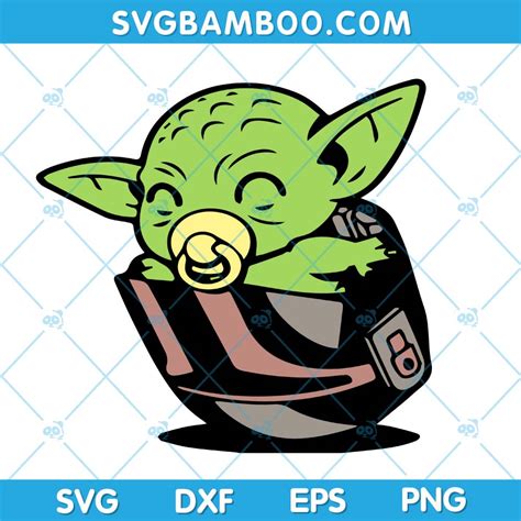 Kids Baby Yoda SVG, Disney Yoda SVG