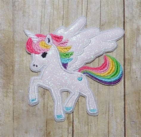 Unicorn Applique Embroidery Design Instant Download Etsy Uk Applique Embroidery Designs