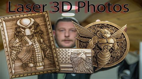 How To Laser Stl Image D Laser Effect Image R Lightburn Youtube