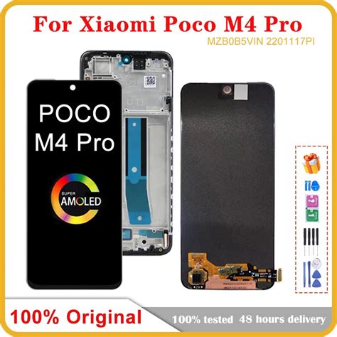 6 43 Original Amoled Tft Para Xiaomi Poco M4 Pro 4g Display Lcd Touch