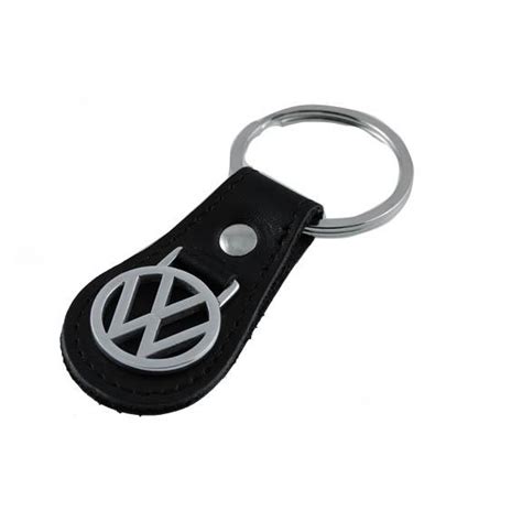 DRG018969 Black Leather Keychain DriverGear Medallion Genuine