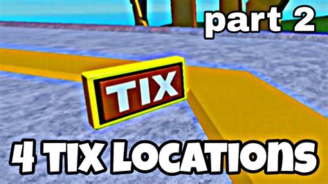 How To Find More Tix Locations In Blade Ball Part Youtube