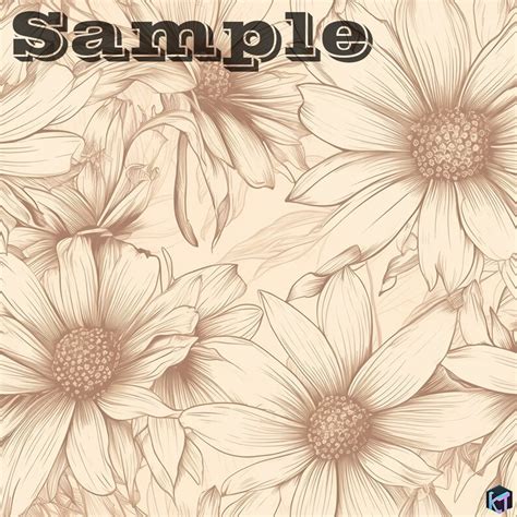 Midjourney Prompt Seamless Pattern Flower Textures Scrapbook Etsy