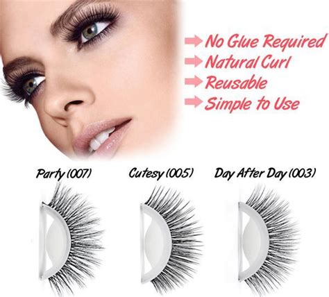 Reusable Self-Adhesive Natural Curly Eyelashes – Color Living