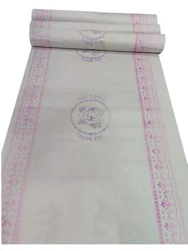 Printed White Dining Table Paper Roll Gsm Gsm At Rs Kg In Salem