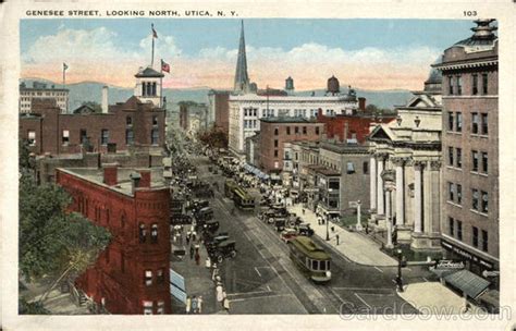 Genesee Street Looking North Utica Ny