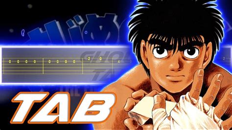 Hajime No Ippo Opening 1 Under Star Guitar Tab 譜 Tutorial YouTube