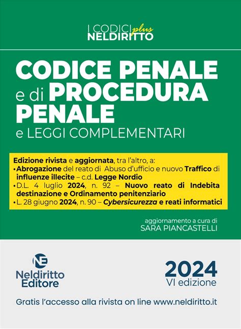 Codice Penale E Di Procedura Penale