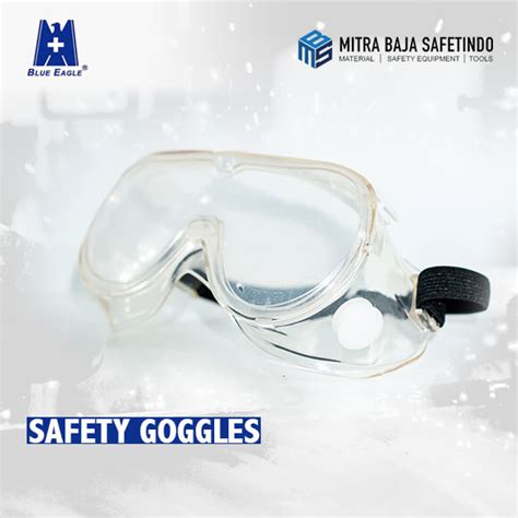 Kacamata Proyek Safety Glasses Ppe Blue Eagle