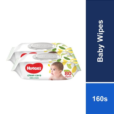 Huggies Baby Wipes Clean Care 80s X 2 Shopee Malaysia