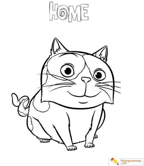 Home Movie Pig Coloring Page 01 | Free Home Movie Pig Coloring Page