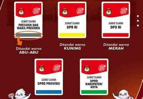 Sebelum Nyoblos Kenali 5 Jenis Warna Surat Suara Di Pemilu 2024 Awas Jangan Sampai Salah