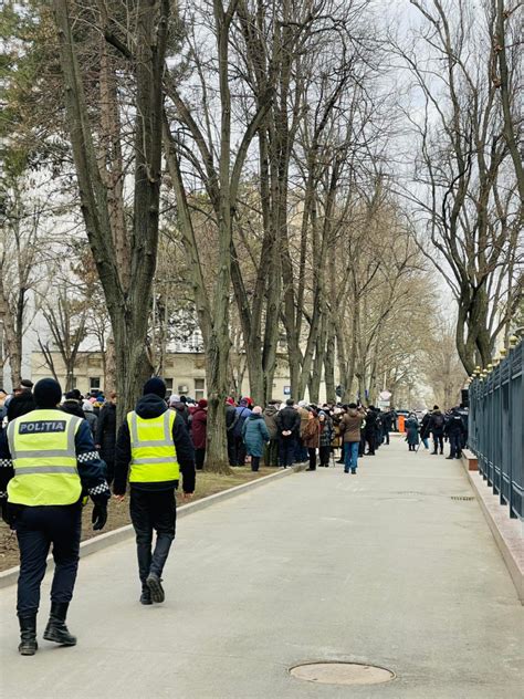 Zeci De Simpatizanti Ai Partidului Sor Protesteaza In Fata Presedintiei