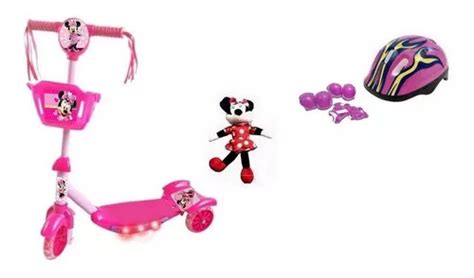 Patinete Minnie Mouse 3 Itens MercadoLivre