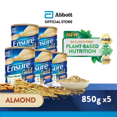 Ensure Gold Hmb Plant Based Almond G Bundle Of For Adult Nutrition