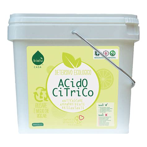 Biolù Acido citrico in secchio Naturium