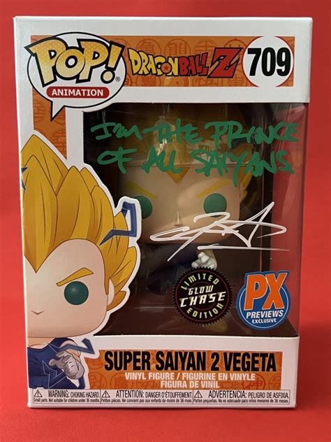 Funko Pop Animation Dragon Ball Z Super Saiyan Vegeta Glow In The