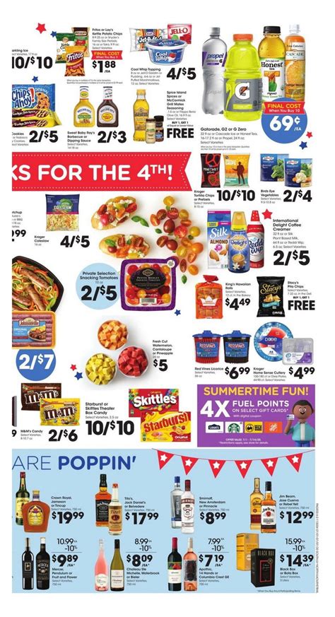 Fred Meyer Store Layout Fred Meyer Weekly Ad Flyer July 21 â€ July 27