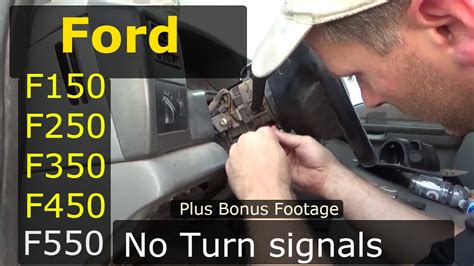 How To Replace A Turn Signal Switch Ford F How To Replac