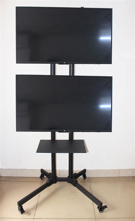 D910c Dual Tv Mobile Cart Tv Stand For Tv To 47 Tv Wall Mount Tv