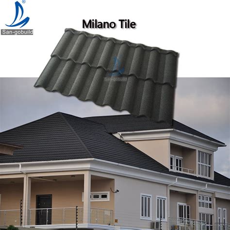 Cameroon Stone Coated Aluminium Roofing Tiles Roof Material Arch Roofing Sheet 045 Mm China