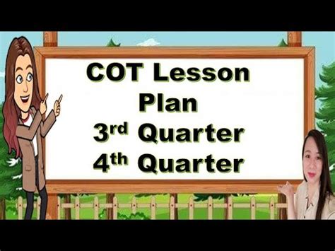 Cot Lesson Plan Grade 4 Math 3rd Quarter