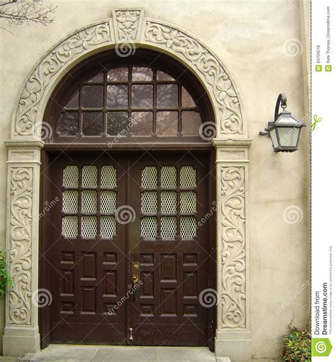 Ornate Door To Alamo Mission In San Antonio Texas Stock Photo Image