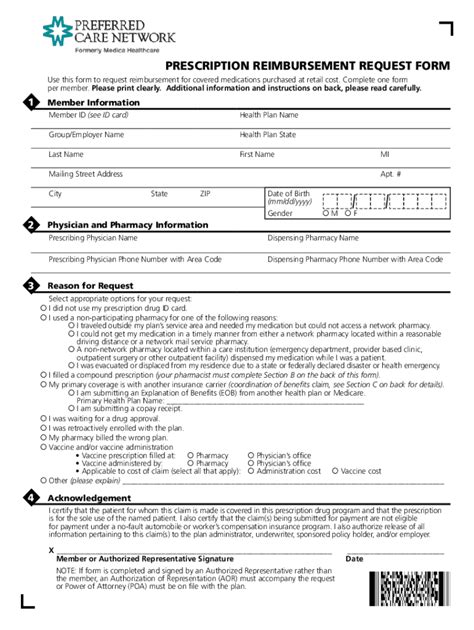 Fillable Online Wsib Medication Reimbursement Form Fax Email Print