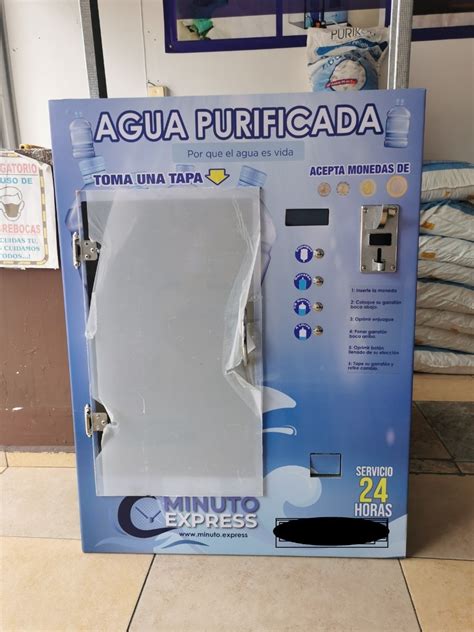 Ventana Vending Agua Purificada Caudalimetro Enjua Cámbio Mercado Libre