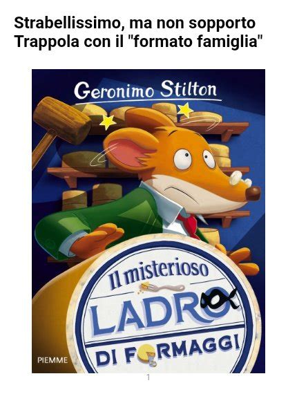 Consiglio Libri STORIE DA RIDERE Geronimo Stilton Self Publishing