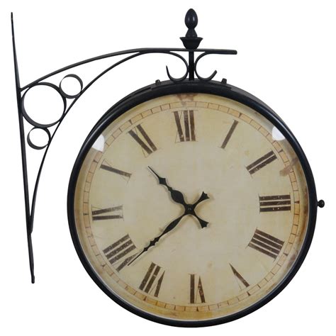 Double Sided Station Clocks At 1stdibs