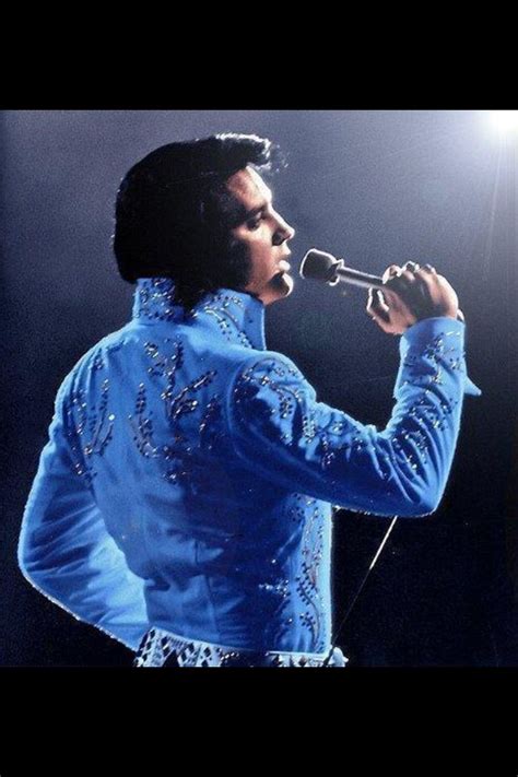 My Very Favorite Blue Jumpsuit Elvis Presley Photos Elvis Presley Images Elvis Presley