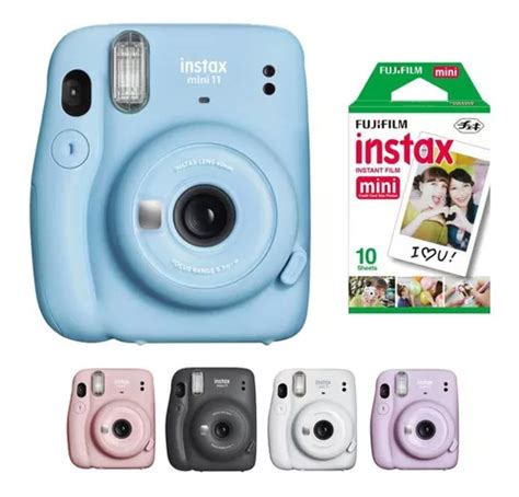 C Mara Instant Nea Fujifilm Instax Mini Azul Mercadolibre