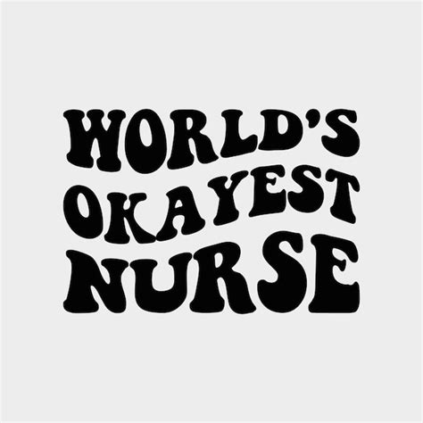 Premium Vector Retro Wavy Nurse T Shirt Design Template