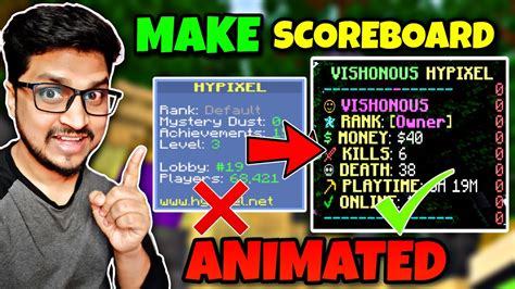 How To Make Scoreboard In Minecraft Aternos Server