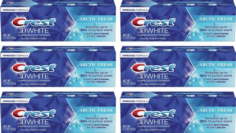 Amazon Crest 3D White Arctic Fresh Teeth Whitening Toothpaste 2 7