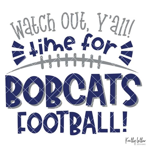 Sticky Vinyl, School Spirit Shirts, Football Design, Bobcat, Used Vinyl ...