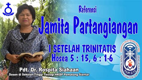 Khotbah Partangiangan Di Minggu I Setelah Trinitatis Renungan Delima