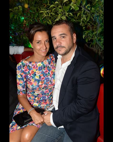 Photo François Xavier Demaison et sa femme Emmanuelle lors de la