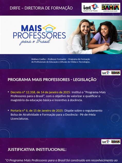 Programa Mais Professores Como Se Inscrever - Programa Mais Professores: Valorização Docente | PDF | Pós-graduação
