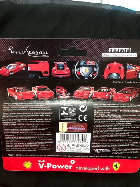 Vintage Enzo Ferrari Hot Wheels X Shell Hobbies Toys Collectibles Memorabilia Vintage