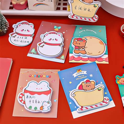 Giấy Note Cute Giấy Ghi Chú Dễ Thương Chủ đề Giáng Sinh 30 Tờ Shopee