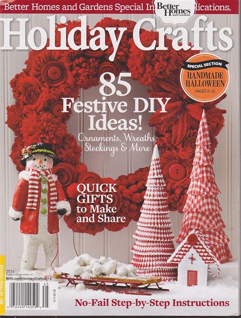 Better Homes And Gardens Holiday Crafts Magazine Various Amazon