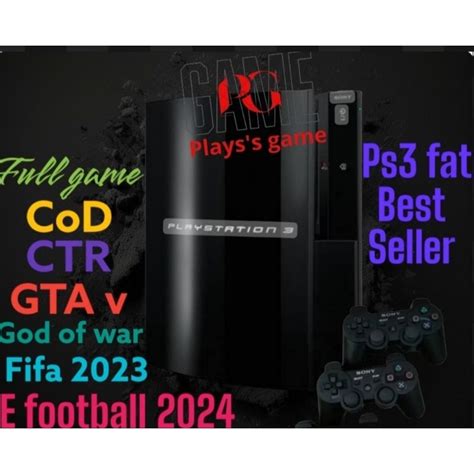 Jual Pusat Game Ps3 Fat 80 500 Gb Full Game PES 2025 63 Games