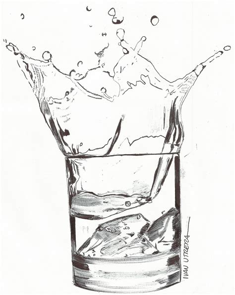 dibujo vaso con agua Pencil Sketch, Pencil Art, Sketch Book, Surreal ...