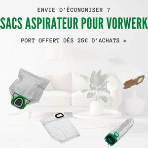 Sac Aspirateur VORWERK KOBOLD VK200 Aspi Boutique