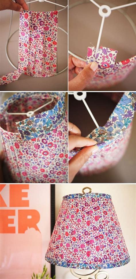 Do It Yourself Lampshade Tutorials Pretty Designs Floral Lampshade